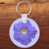Blue Petunia Sleutelhanger (Voorkant)