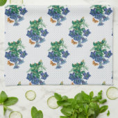 Blue Petunia Theedoek (Gevouwen)