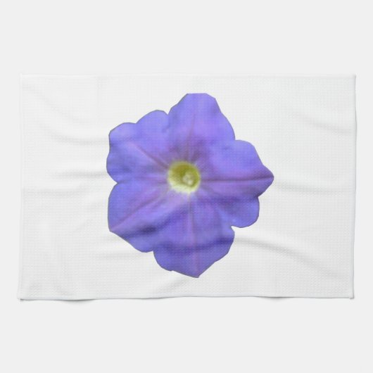 Blue Petunia Towel Theedoek (Horizontaal)