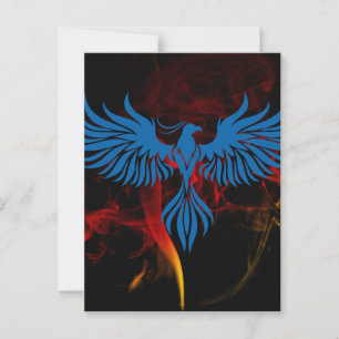 Blue Phoenix Briefkaart
