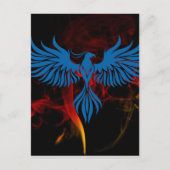 Blue Phoenix Briefkaart (Voorkant)