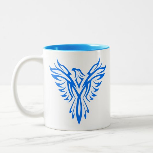 Blue Phoenix Coffee Mok (Links)