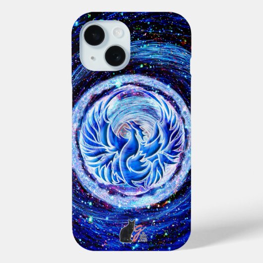 Blue Phoenix Hoesje-Mate iPhone Case (Achterkant)