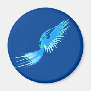 Blue Phoenix Magneet