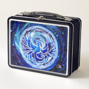 Blue Phoenix Metalen Lunchbox
