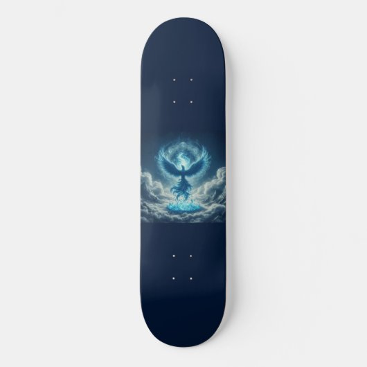 Blue Phoenix Persoonlijk Skateboard (Voorkant)