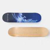 Blue Phoenix Skatedeck Skateboard (Horizontaal)