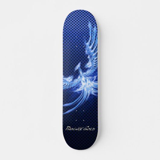 Blue Phoenix Skatedeck Skateboard (Voorkant)