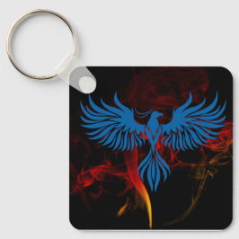 Blue Phoenix Sleutelhanger