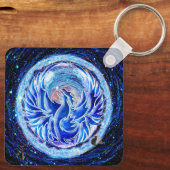 Blue Phoenix Sleutelhanger (Achterkant)