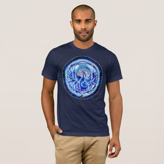 Blue Phoenix T-Shirt (Voorkant volledig)