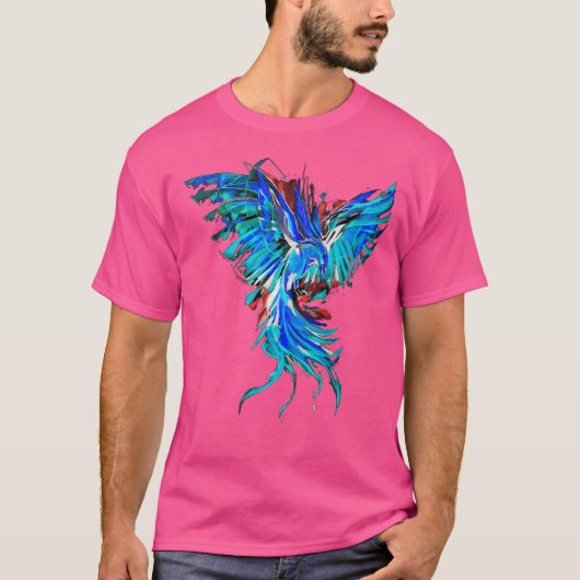 Blue Phoenix T-shirt (Voorkant)