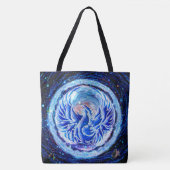 Blue Phoenix Tote Bag (Voorkant)