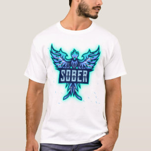Blue Phoenix van Sobriety T-shirt