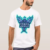 Blue Phoenix van Sobriety T-shirt (Voorkant)