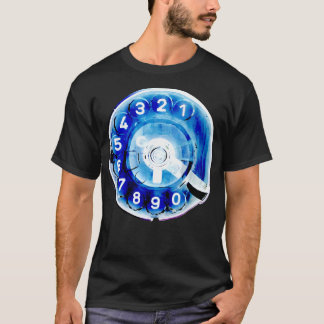 Blue Phone Dial T-shirt