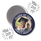 Blue Photo Afstuderen Magneet