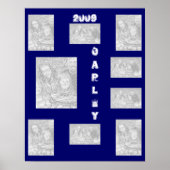 Blue Photo Collage 2009 Poster (Voorkant)
