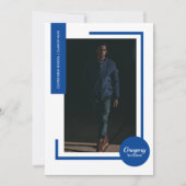 Blue Photo Modern Photo Afstuderen (Voorkant)