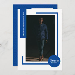 Blue Photo Modern Photo Afstuderen