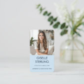 Blue Photo Professional  Visitekaartje (Staand voorkant)