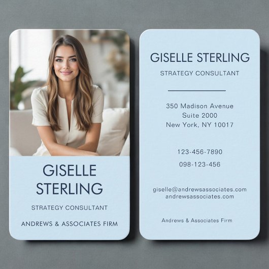 Blue Photo Professional  Visitekaartje