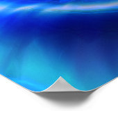 Blue Photon Wave Poster (Hoek)
