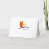 Blue Phrases Wenskaart (aanpassen) Kaart (Achterkant)