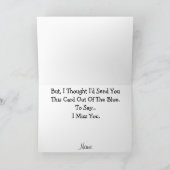 Blue Phrases Wenskaart (aanpassen) Kaart (Binnen)