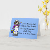 Blue Phrases Wenskaart (aanpassen) Kaart (Gele Bloem)