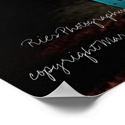 Blue Piano Poster (Hoek)