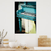 Blue Piano Poster (Keuken)