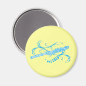 Blue Piccolo Magneet (Voorkant / Achterkant)