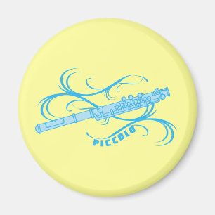 Blue Piccolo Magneet