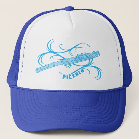 Blue Piccolo Trucker Pet (Voorkant)