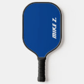 Blue Pickleball Paddle met zijn naam (Achterkant)