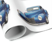  BLUE PICKUP TRUCK CADEAUPAPIER (Rol Hoek)