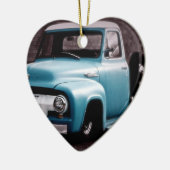  Blue Pickup Truck Keramisch Ornament (Links)