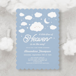 Blue Piece of Heaven krijgt Baby shower Kaart