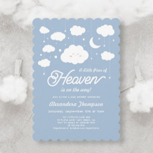 Blue Piece of Heaven krijgt Baby shower Kaart