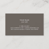 Blue Pig Visitekaartje (Achterkant)