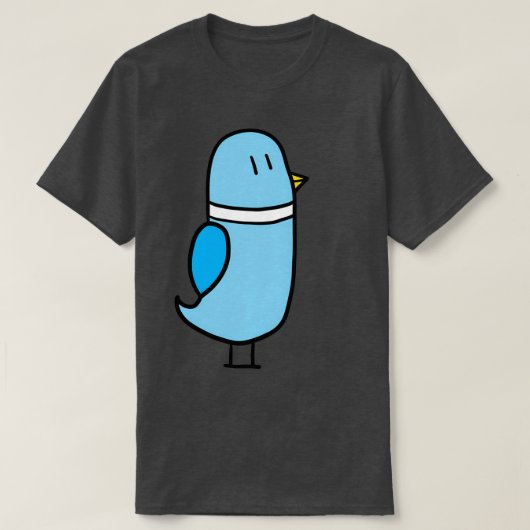 Blue pigeon 2 t-shirt (Design voorkant)