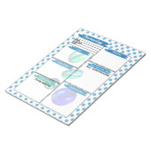 Blue Pill Healthcare Student Farmacologie Sjabloon Notitieblok (Schuin)