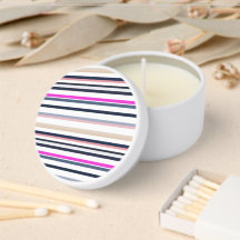 Blue Pink and Sand Stripes