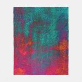 Blue pink background texture cement wallabstract,a fleece deken (Voorkant)