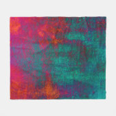 Blue pink background texture cement wallabstract,a fleece deken (Voorkant (Horizontaal))
