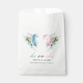 Blue Pink Balloons Gender Reveal Party Bedankzakje (Voorkant)