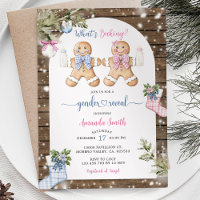 Blue Pink Gingham Bossen Gingerbread Geslacht Reve