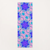Blue & Pink Gradient Pastel Bubble Art Yogamat (Voorkant)