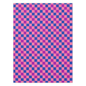Blue Pink Purple Checkered Pattern Design  Tafelkleed (Voorkant)